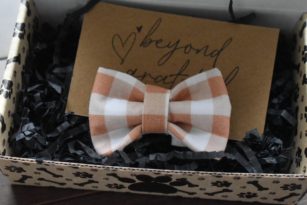 Orange Buffalo Check